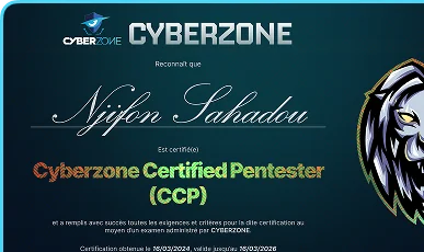 Certification CyberZone Certified Pentester